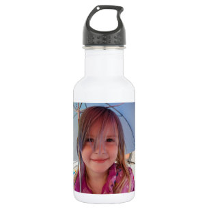 Personalisierte Wasserflasche, füge dein Bild hinz Edelstahlflasche