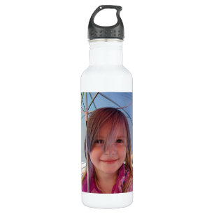 Personalisierte Wasserflasche, Fügen Sie Ihr Bild  Edelstahlflasche