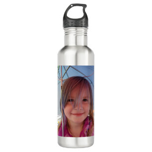 Personalisierte Wasserflasche, Fügen Sie Ihr Bild  Edelstahlflasche