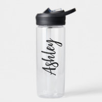 Personalisierte Wasserflasche mit Strohhalm – Benu