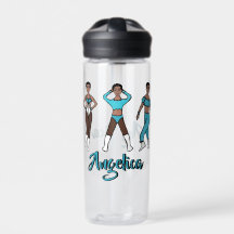 Personalisierte Wasserflasche Tri-Pose Aqua #1
