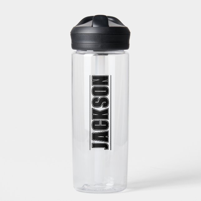 Personalisierte Wasserflasche Trinkflasche (Vorderseite)