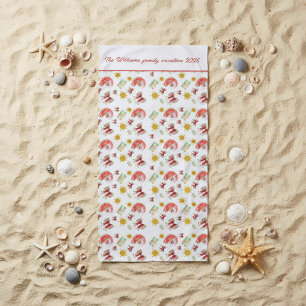 Personalisierte Wassermelone coquette  Strandtuch