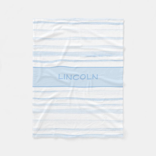 PERSONALISIERTE WATERCOLOR-FLEECE FLEECEDECKE (Vorderseite)