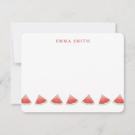 Personalisierte Watermelon-Karte Mitteilungskarte
