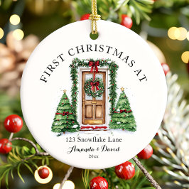 Personalisierte Weihnachten auf unserer neuen Zuha Keramik Ornament