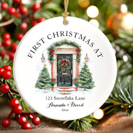Personalisierte Weihnachten auf unserer neuen Zuha Keramik Ornament