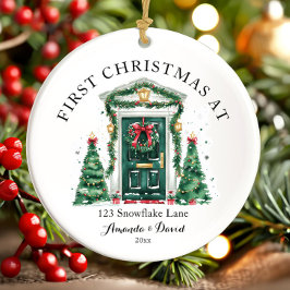 Personalisierte Weihnachten auf unserer neuen Zuha Keramik Ornament