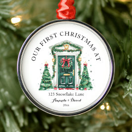 Personalisierte Weihnachten auf unserer neuen Zuha Ornament Aus Metall