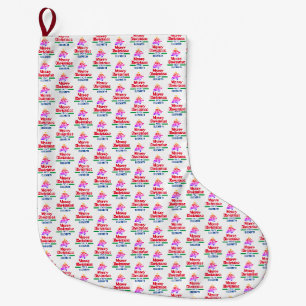 Personalisierte Weihnachten Großer Weihnachtsstrumpf
