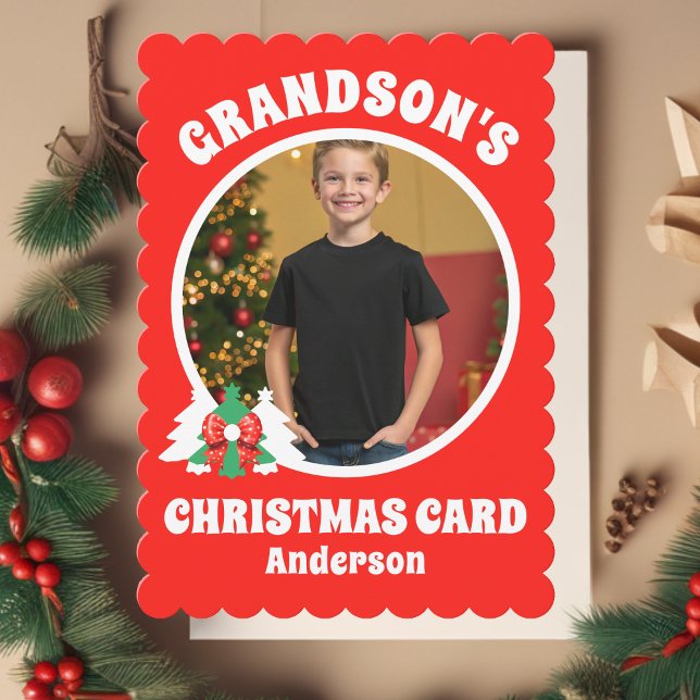 Personalisierte Weihnachten im Foto Grandson (Von Creator hochgeladen)