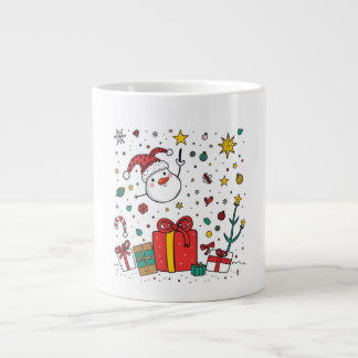 Personalisierte Weihnachten Jumbo-Tasse