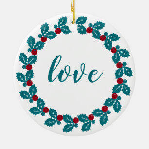 Personalisierte Weihnachten Keramik Ornament