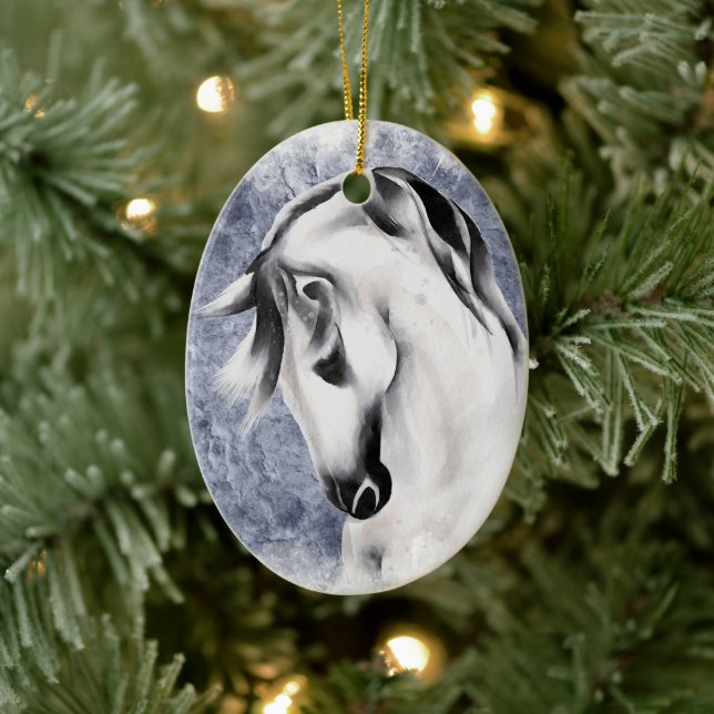 Personalisierte Weihnachten Keramik Ornament (Baum)