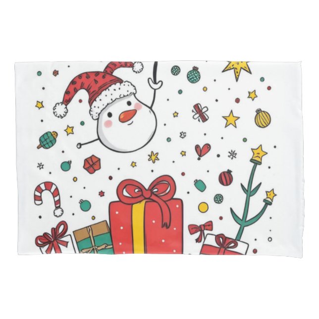 personalisierte Weihnachten Kissenbezug (Vorderseite)