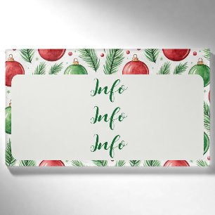 Personalisierte Weihnachten Namenschild