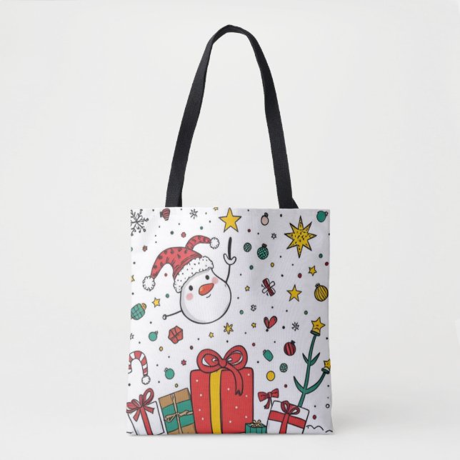 personalisierte Weihnachten Tasche (Vorderseite)
