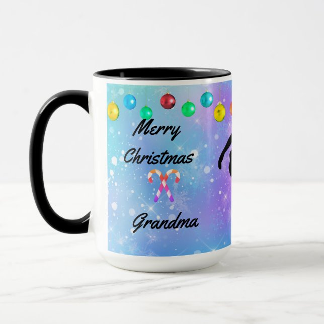 Personalisierte Weihnachten Tasse (Links)