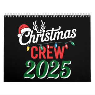 Personalisierte Weihnachts-Crew 2025 Xmas-Familie Kalender