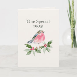Personalisierte Weihnachts-Dankeskarte für eine be Karte