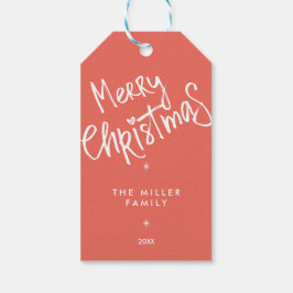 Personalisierte Weihnachts-Niedliche Geschenktaste Geschenkanhänger