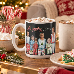 Personalisierte Weihnachts Pajamas Foto Tasse