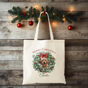 Personalisierte Weihnachts-Tasche für Haustiere mi Tragetasche