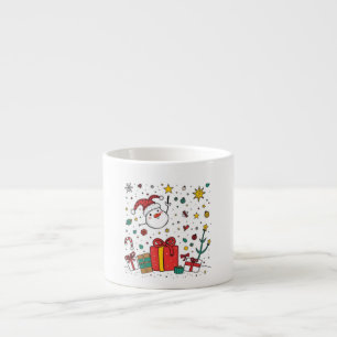 personalisierte Weihnachtsausdruck-Tasse Espressotasse
