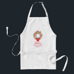 Personalisierte Weihnachtsbacken-Crew Schürze<br><div class="desc">Genießen Sie die Weihnachtsbacktradition der Familie mit dieser festlichen Crew-Schürze. Es ist mit einer Aquarell-Farbe eines Weihnachtskeks dekoriert! Einfach anpassbar. Wenn wir unsere Kunstwerke erstellen, werden Sie dieses exakte Bild von anderen Designern nicht finden. Original Wasserfarbe © Michele Davies.</div>