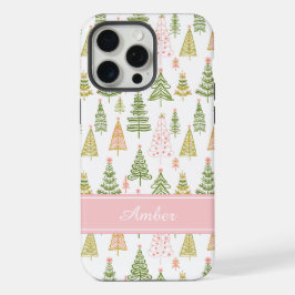 Personalisierte Weihnachtsbaum-Handyhülle iPhone 15 Pro Max Hülle