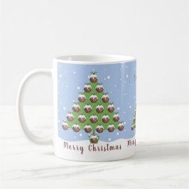 Personalisierte Weihnachtsbaum-Tasse Kaffeetasse