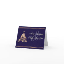 Personalisierte Weihnachtsbaumkarte