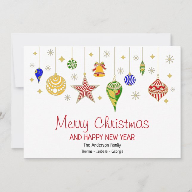 Personalisierte Weihnachtsbaumteller (Vorderseite)