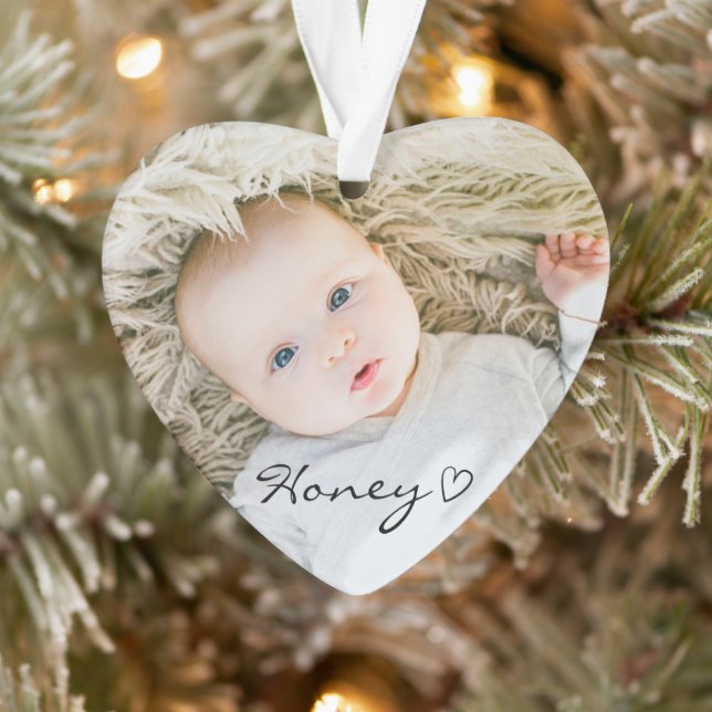 personalisierte Weihnachtsdekoration, individuelle Ornament (Baum)