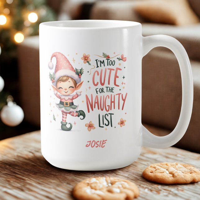 Personalisierte Weihnachtself-Tasse Kaffeetasse (Von Creator hochgeladen)
