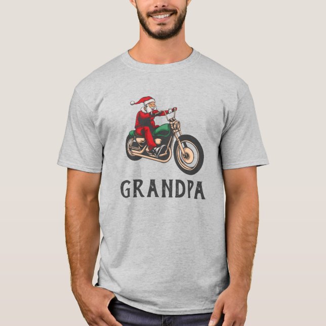 Personalisierte Weihnachtsfahrerfamilie T-Shirt (Vorderseite)
