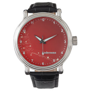 Personalisierte Weihnachtsfamilie Armbanduhr
