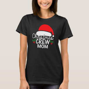 Personalisierte Weihnachtsfamilie Mama Weihnachtsm T-Shirt