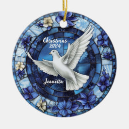 Personalisierte Weihnachtsfeier Keramik Ornament