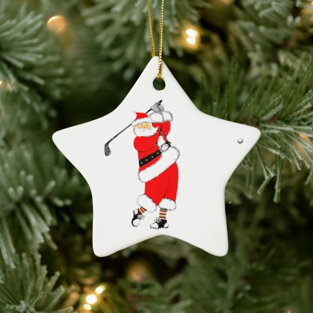 Personalisierte Weihnachtsfeier Keramik Ornament (Baum)