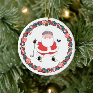 Personalisierte Weihnachtsfeier Keramik Ornament