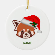 Personalisierte Weihnachtsfeier "Santa Red Panda"