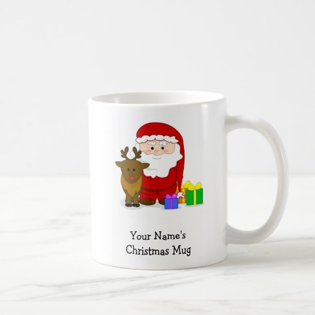 Personalisierte Weihnachtsfeier Tasse - Weihnachts (Rechts)