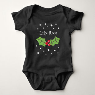 Personalisierte Weihnachtsfeiern & Berries Baby Strampler