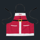 Personalisierte Weihnachtsfeiertage Schürze<br><div class="desc">Dieses schöne Design kann auf Ihre Lieblingsfarbenkombinationen zugeschnitten werden. Entsprechende Designs für Erwachsene und Junioren sind verfügbar. Macht ein großartiges Geschenk! In unserem Shop finden Sie stilvolle Schreibwaren und Geschenke: www.berryberrysweet.com.</div>