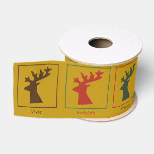 Personalisierte Weihnachtsfeiertage Traditionell Ripsband