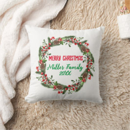 Personalisierte Weihnachtsferien Kissen