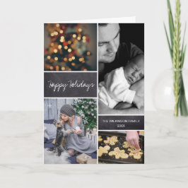 Personalisierte WeihnachtsfotoCollage Karte
