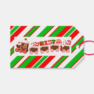 Personalisierte Weihnachtsgeschenk-Umbauten/Zug Geschenkanhänger