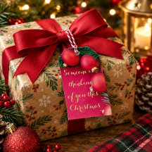 Personalisierte Weihnachtsgeschenkanhänger